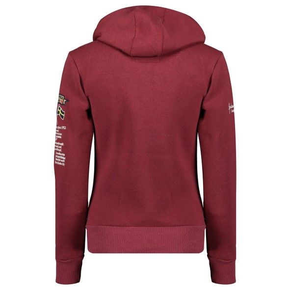 Geografisch Noorwegen Sudadera De Niños Gymles Burdeos Burdeos