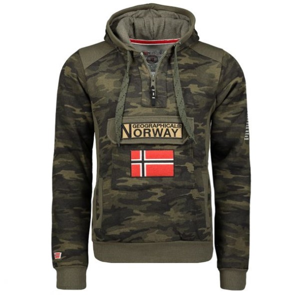Geografisch Noorwegen Sudadera De Niños Gymles Verde Camo Camo