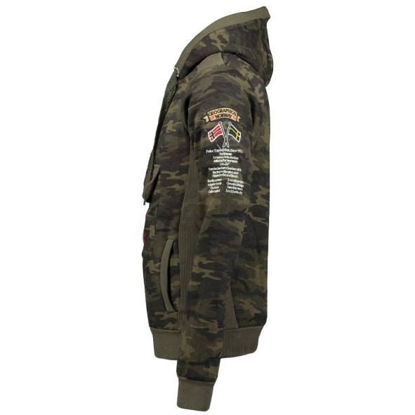 Geografisch Noorwegen Sudadera De Niños Gymles Verde Camo Camo