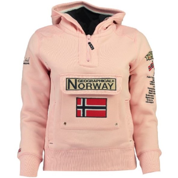 Geografisch Noorwegen Sudadera De Niños Gymles Rosa Claro Rosa