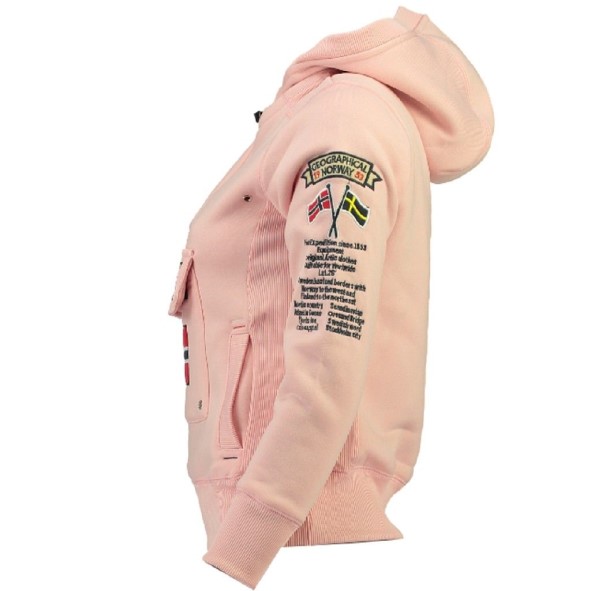 Geografisch Noorwegen Sudadera De Niños Gymles Rosa Claro Rosa