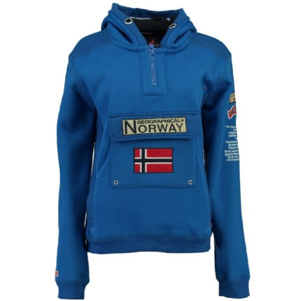 Geografisch Noorwegen Sudadera De Niños Gymles Azul Eléctrico Blauw