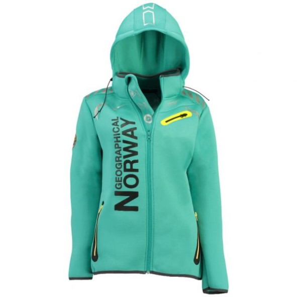 Geografisch Noorwegen Parka De Mujer Revolution Laguna / Amarillo Laguna