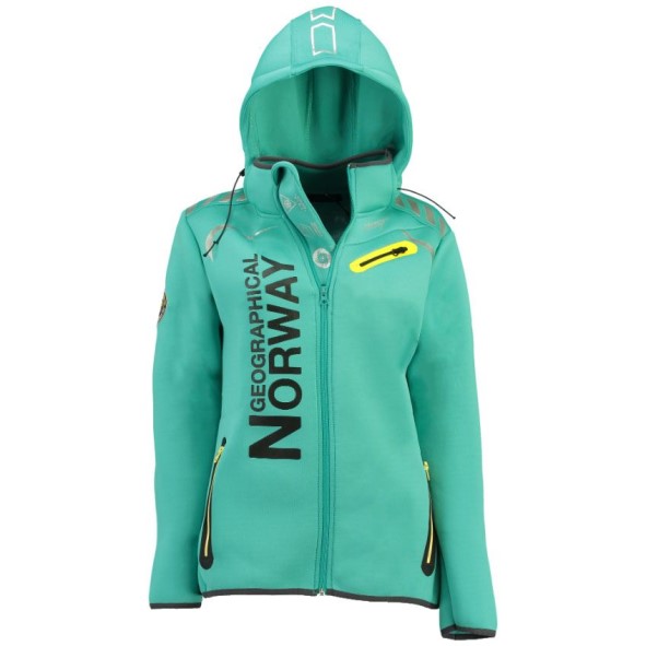 Geografisch Noorwegen Parka De Mujer Revolution Laguna / Amarillo Laguna