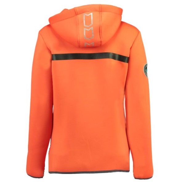 Geografische Noorwegen Parka De Mujer Revolutie Llamativo Koraal / Azul Koraal