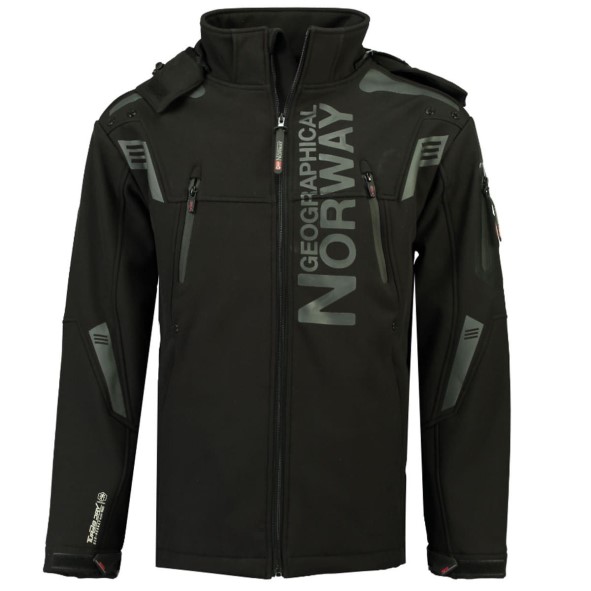 Chaqueta Softshell De Hombre Talentueux Negro Zwart Geografisch Noorwegen
