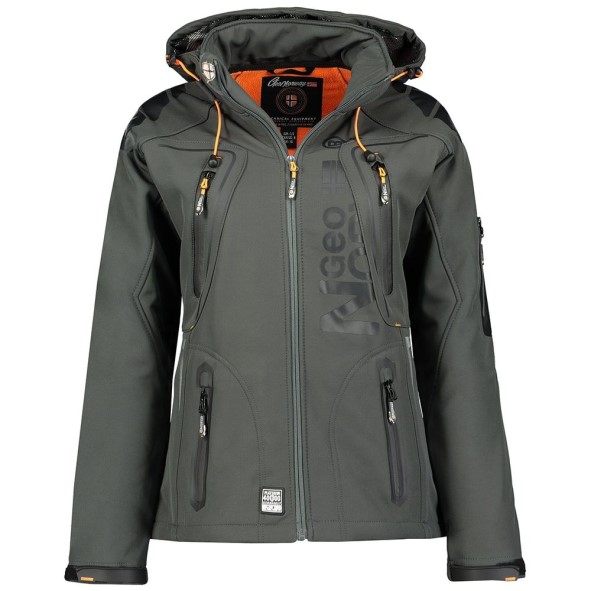 Geografisch Noorwegen Tisland Mujer Gris Oscuro / Naranja Naranja