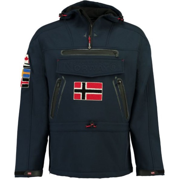 Geografische Noorwegen Chaqueta Softshell De Hombre Tykoon Azul Marino Marine