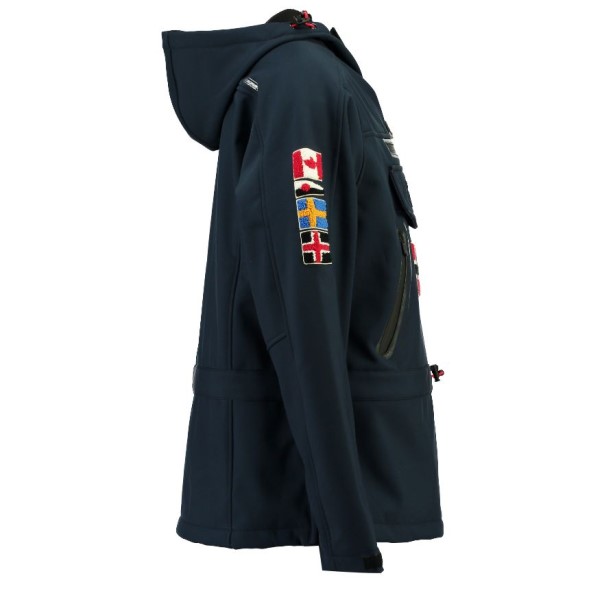 Geografische Noorwegen Chaqueta Softshell De Hombre Tykoon Azul Marino Marine
