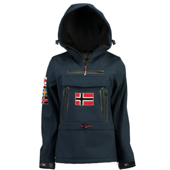 Geografische Noorwegen Chaqueta Softshell De Mujer Tyka Azul Marino Marine