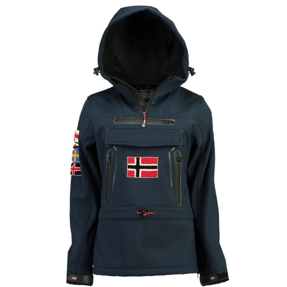 Geografische Noorwegen Chaqueta Softshell De Mujer Tyka Azul Marino Marine