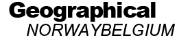 Geographicalnorwaybelgium
